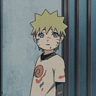 🦊 Naruto Anime, Manga, Naruto, Postać, Kreskówka telegram sticker