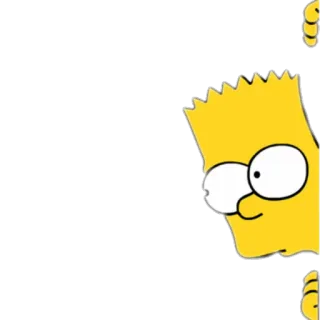 👀 Bart Simpson The Simpsons cartoon, animation, bart simpson, simpsons telegram sticker