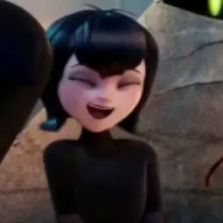 🖤 Mavis Dracula Hotel Transylvania Mavis, Hotel Transylwania, Dracula, Wampir, Kreskówka, Animacja telegram sticker