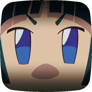 😶 アニメ, マンガ, 顔, 表情, 怒り, 漫画 telegram sticker