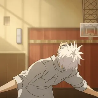 💀 Gojo Satoru Jujutsu Kaisen anime, gojo, satoru, jujutsu kaisen, manga, white hair telegram sticker