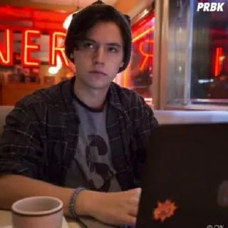 🗝 Jughead Jones Riverdale Подростковая драма, Сериал, Джагхед, Ривердейл, Коул Спроус telegram sticker