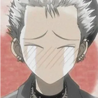 😢 Anime, Buồn, Manga, Khuôn mặt, Hoạt hình telegram sticker