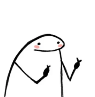 🎃 mignon, bonhomme allumette, amour, coeur, geste, simple, dessin animé telegram sticker