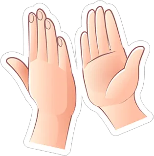 "Hands" by Oybek telegram stickers