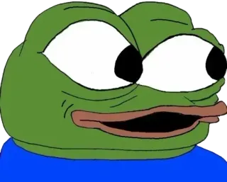 🌟 Pepe the Frog frog, pepe, meme, internet, cartoon, character telegram sticker