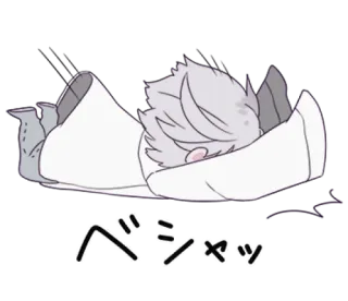 🍙 ベシャッ Anime, Cartoon, Chibi, Manga telegram sticker