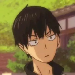 💙 Tobio Kageyama Haikyu!! アニメ, 漫画, ハイキュー!!, 影山, 飛雄 telegram sticker