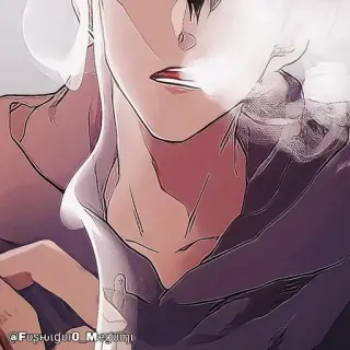 🚬 @Fushiguro_Megumi Anime, Manga, Arte, Ilustración whatsapp sticker
