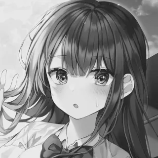 🙀 Anime, Mädchen, Friedenszeichen, Süß, Manga, Schulmädchen telegram sticker