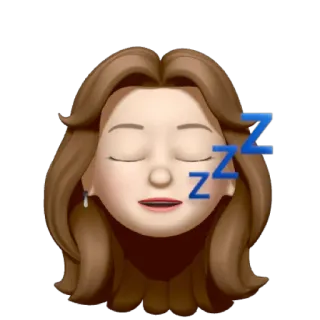 🐻 ZZZ dormire, emoji, cartone animato, stanco, zzz telegram sticker