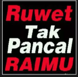 💀 Ruwet
Tak
Pancal
RAIMU telegram sticker