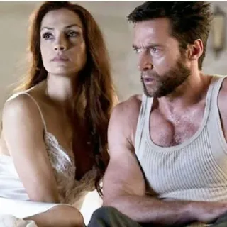 😐 Wolverine X-Men วูล์ฟเวอรีน, ฮิวจ์ แจ็กแมน, มาร์เวล, ซูเปอร์ฮีโร่, ภาพยนตร์ telegram sticker