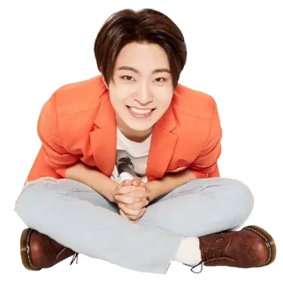😁 man, person, portrait, sitting, smiling, casual telegram sticker