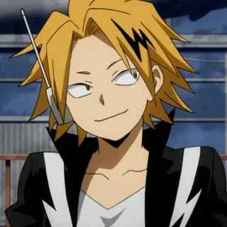 ⚡️ Denki Kaminari My Hero Academia Anime, Manga, Denki Kaminari, My Hero Academia, Boku no Hero Academia whatsapp sticker