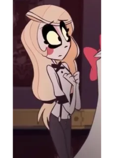 🟡 Charlie Hazbin Hotel Мультфильм, Анимация, Hazbin Hotel, Чарли telegram sticker