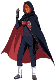 😐 Tobi Naruto อนิเมะ, มังงะ, นินจา, ชายสวมหน้ากาก, ตัวร้าย telegram sticker