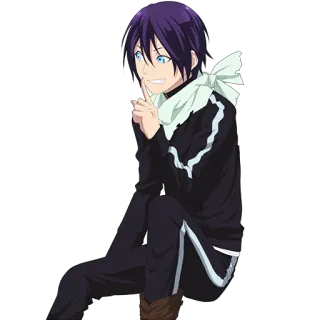 😁 Yato Noragami anime, manga, character, god, deity telegram sticker