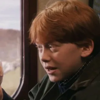🦁 Ron Weasley Harry Potter ロン・ウィーズリー, ハリー・ポッター, 魔法使い, 魔法, 友達 telegram sticker