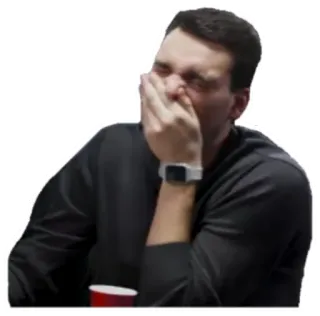 😂 人, 男性, 反応, フェイスパーム, 失望, ミーム telegram sticker