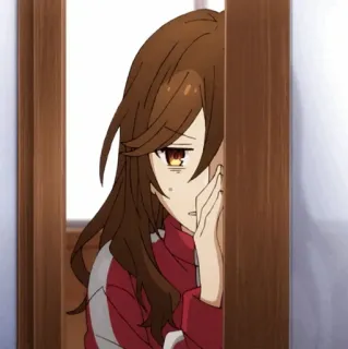 🕰 Hori Horimiya 애니메이션, 호리미야, 호리, 만화, 슬픈, 캐릭터 telegram sticker