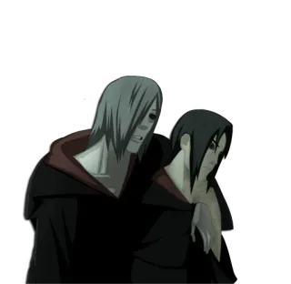 😟 Itachi Naruto アニメ, マンガ, 忍者, 写輪眼 telegram sticker