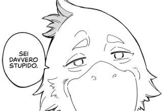 🤪 SEI DAVVERO STUPIDO. cartoon, bird, stupid, idiot, anime telegram sticker