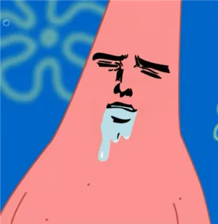 🔰 Patrick Star Spongebob Squarepants patrick star, spongebob schwammkopf, meme, cartoon, lustig, ausdruck, nickelodeon telegram sticker