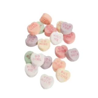 🍭 Awesome valentine, permen, hati, manisan, permen hati telegram sticker