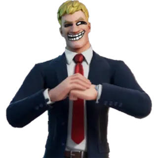 😁 Trollface, Fortnite, Meme, Jonsey telegram sticker