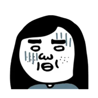 😊 卡通, 女人, 角色, 绘画, 女性 telegram sticker