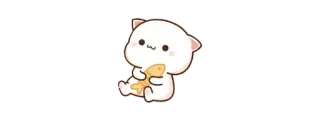 🫖 kucing, imut, kawaii, kartun, hewan, stiker telegram sticker