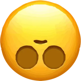 😦 Emoji, Schockiert, Überrascht, Gelb, Digitale Kunst whatsapp sticker