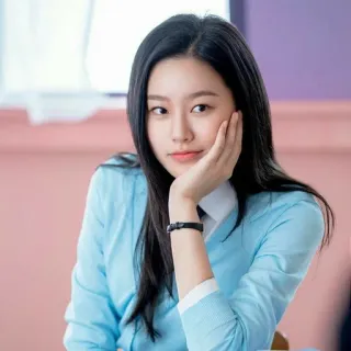 💄 vrouw, portret, koreaans, aziatisch, meisje, tiener telegram sticker