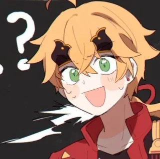 🐕 Thoma Genshin Impact アニメ, ゲーム, 原神, キャラクター, トーマ telegram sticker
