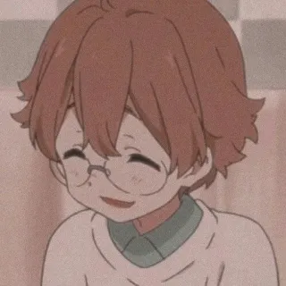 🥯 Anime, Desenho animado, Fofo, Sorrindo, Menino, Personagem telegram sticker