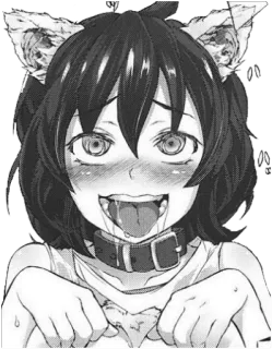 💝 Anime, Catgirl, Lewd, Neko, Illustration telegram sticker