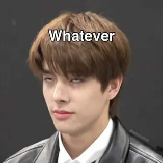 🙄 Whatever mème, expression, sarcasme, indifférence telegram sticker