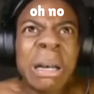😭 oh no шок, испуг, реакция, мем, смешно whatsapp sticker
