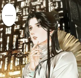 🤔 ...... 男人, 思考, 对话气泡, 艺术, 绘画, 沉思, 冥想, 肖像 telegram sticker