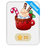 🎁 limited gorąca czekolada, laska cukrowa, pianki marshmallow, boże narodzenie, święta, zima whatsapp sticker