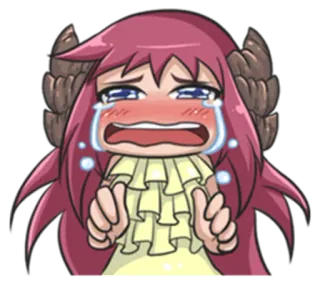 😭 อนิเมะ, ร้องไห้, เศร้า, ตัวละคร, เขา, น้ำตา telegram sticker