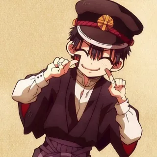 🌟 Hanako-kun Toilet-bound Hanako-kun anime, manga, hanako kun, cute, ghost, spirited telegram sticker
