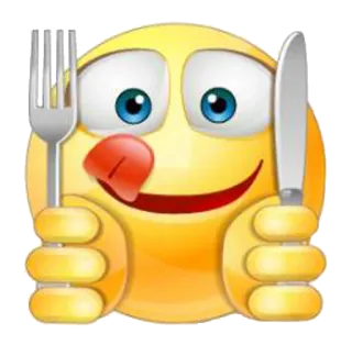 🥄 emoji, fork, knife, hungry, food whatsapp sticker