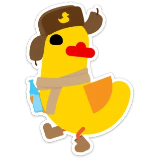 Duck attack stickers telegram stickers