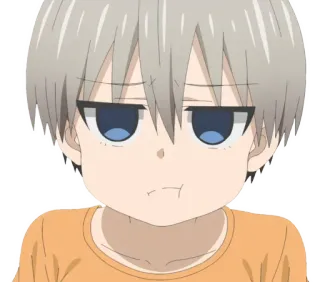 😒 Hana Uzaki Uzaki-chan Wants to Hang Out! anime, uzaki-chan, cute, manga, funny, character telegram sticker