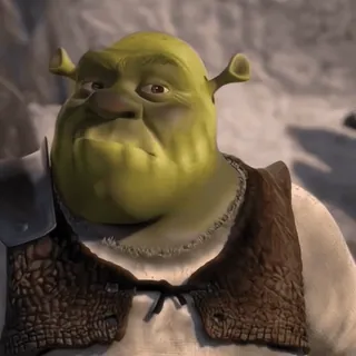 🪲 Shrek Shrek, ogr, film, animowany, postać, zielony telegram sticker
