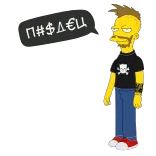 😉 ΠΗ$Δ€Ц Kartun, Karakter, Stiker, Tengkorak, Ofensif telegram sticker