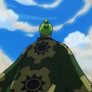 🍾 Zoro One Piece Аниме, Манга, Ван Пис, Зоро, Персонаж telegram sticker