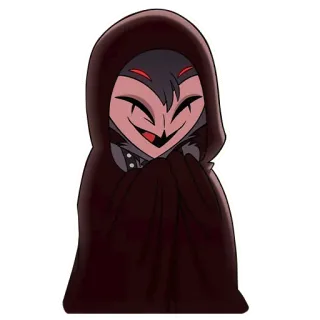 ☺️ Stolas Helluva Boss iblis, burung, kartun, burung hantu, pangeran telegram sticker